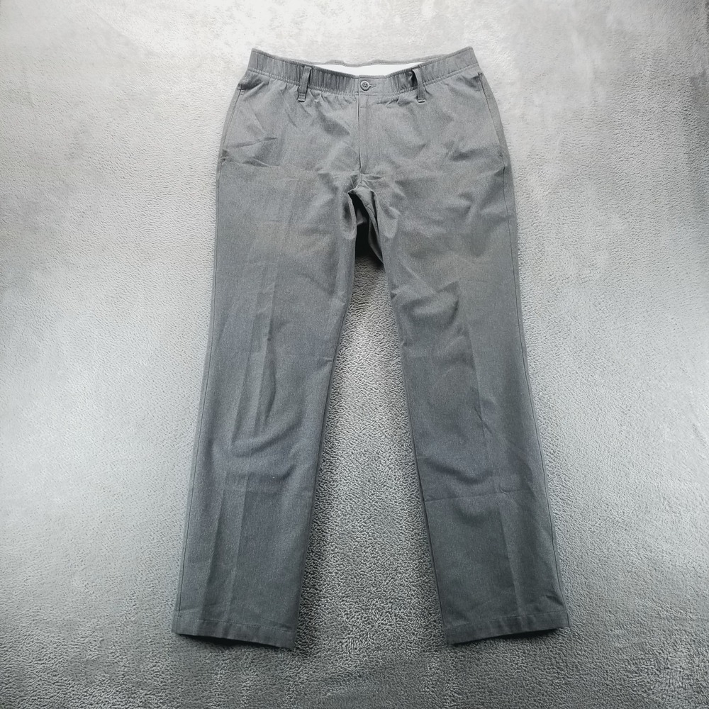 Under Armour Pants Mens 36x32 Gray Vented Straight‎ Chinos Performance Stretch